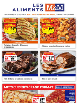 Circulaire Les Aliments M&M Circulaire Les Aliments M&M